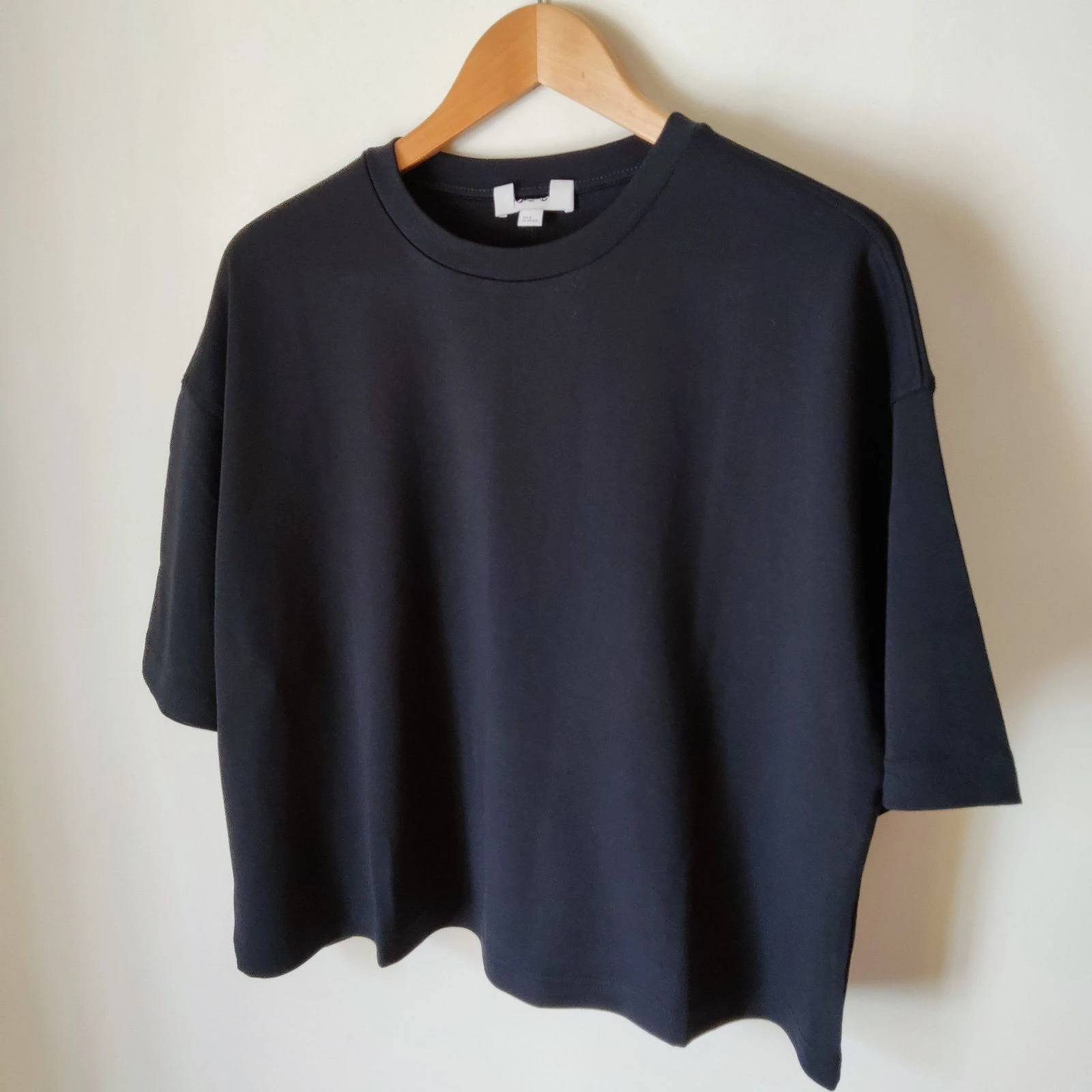 COS T-shirt Boxy noire Size M – photo 8